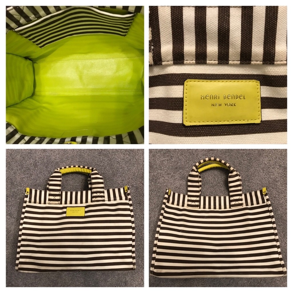 HENRI BENDEL Classic Stripe Tote